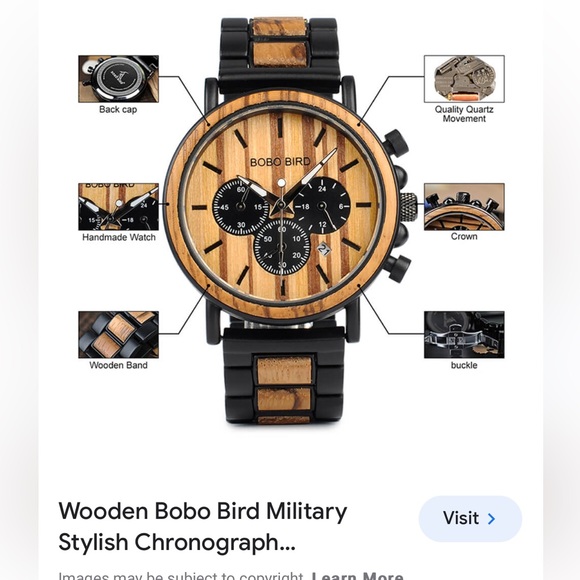 Brand New Men’s BoboBird Watch - Picture 9 of 14
